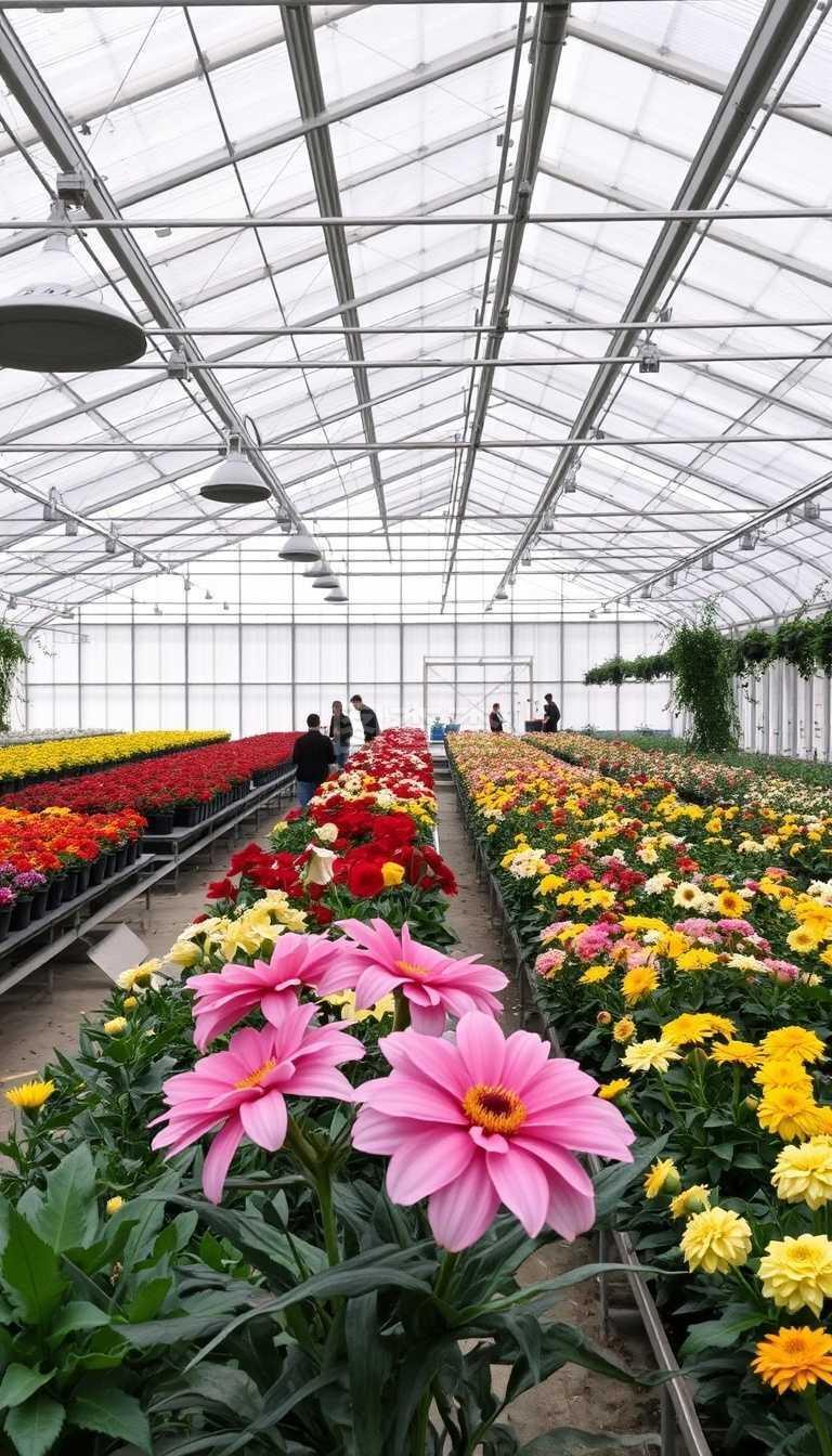 兼顾精细与实用 温室花卉与豆类种植的现代实践